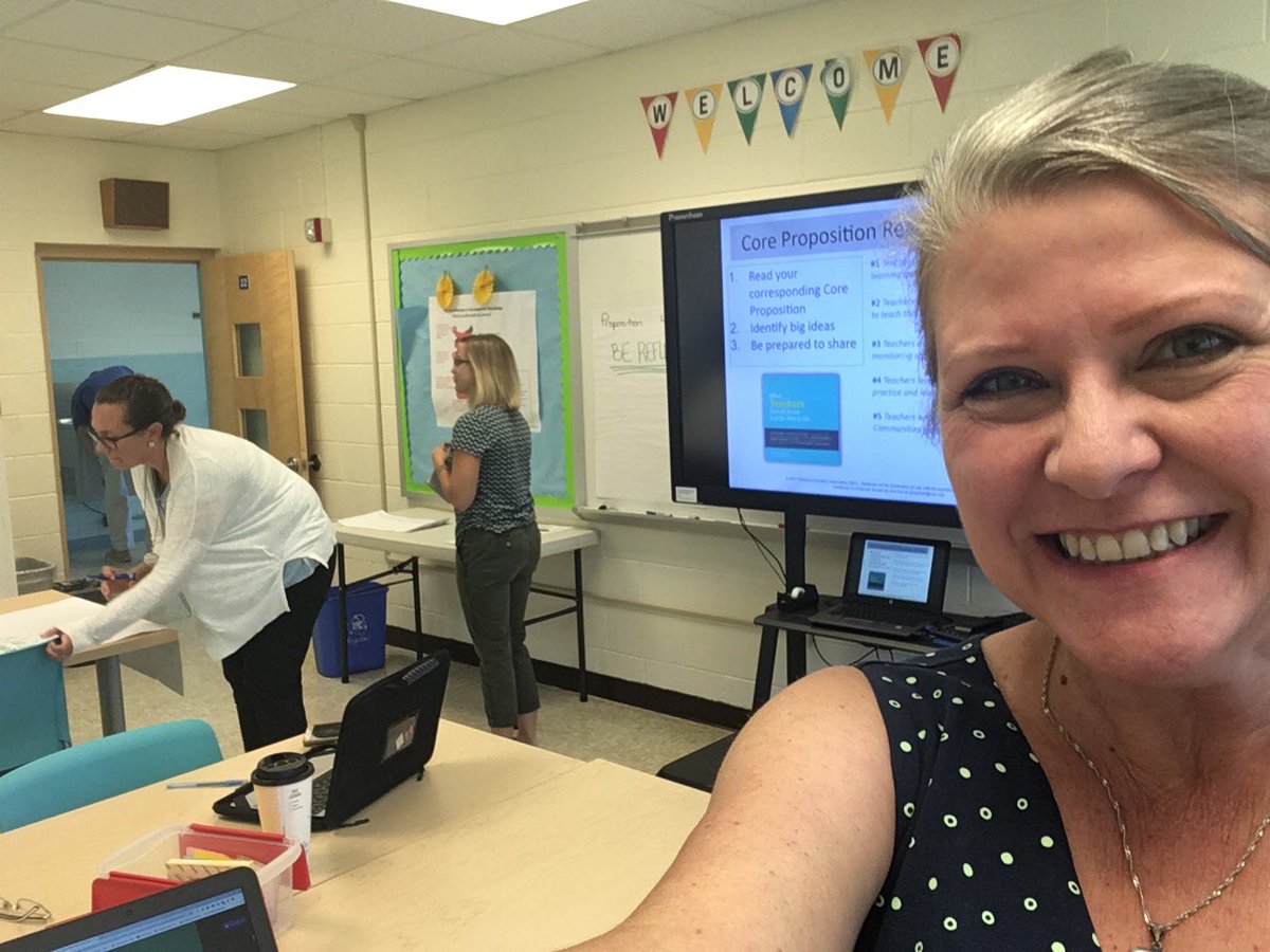 SuperMissusK's tweet photo. Back in the saddle! VBCPS Jump Start starts today! #VBNBCT @VBMiddle @aparsons215 @kostreeva @VBMSPrincipal https://t.co/xJruot6Q8W