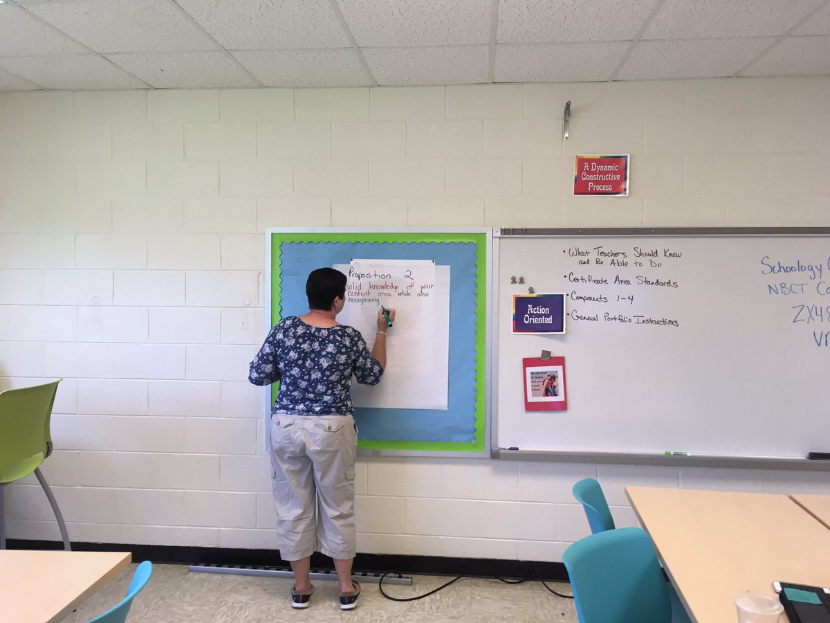 SuperMissusK's tweet photo. Back in the saddle! VBCPS Jump Start starts today! #VBNBCT @VBMiddle @aparsons215 @kostreeva @VBMSPrincipal https://t.co/xJruot6Q8W