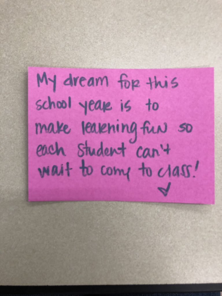 My dream and goal for this school year ❤️! #tesbulldogs