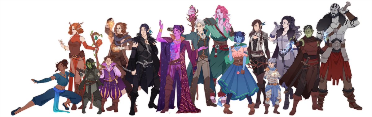 Vox Machina & Mighty Nein #criticalrolefanart #CriticalRole.