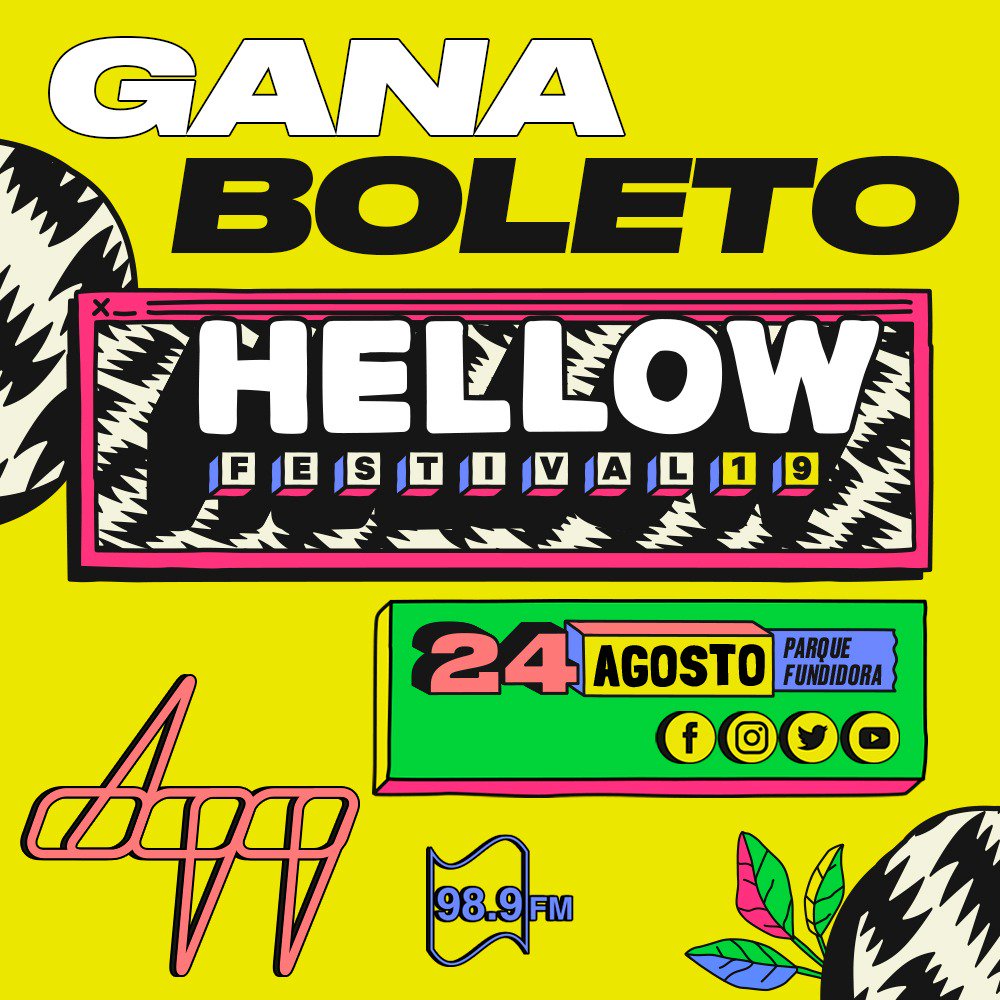 DA RT + Tu nombre completo + #HellowFestxD99 etiquetando a <a href="/HellowFestival/">Hellow Festival</a> Y a <a href="/D99Radio/">D99 | 98.9 FM</a> 

Tienes hasta las 5pm para participar, entre más twits envíes  mejor!