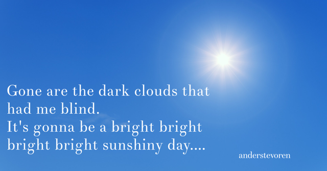 Er zijn tegenwoordig zovee manieren die je kunnen helpen jouw dag wat zonniger te maken. Wat zeg ik? Niet alleen deze dag, maar alle dagen van jouw leven. So…. when is it gonna be your bright, bright, sunshiny day? x
anderstevoren.nl/?p=2949 #soulbodyfusion