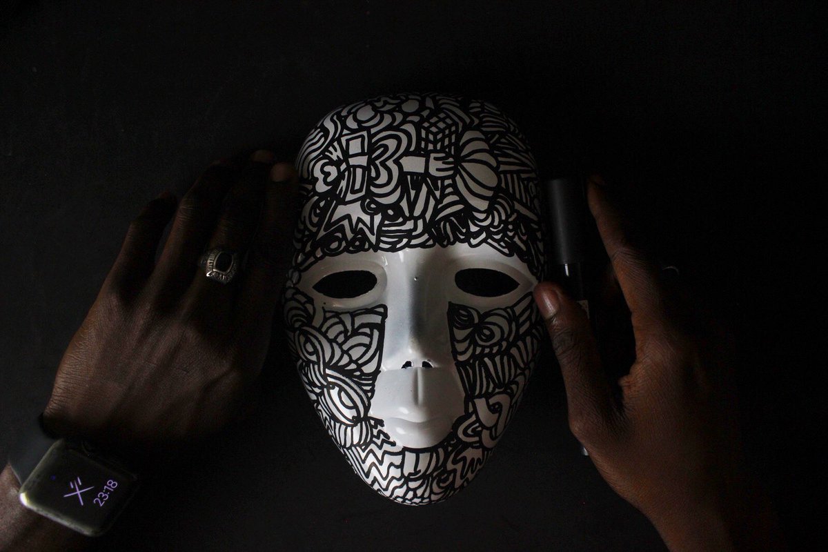 Lawyartist's tweet photo. Please support me by RTing this custom mask I made between 11pm yesterday and 2am today.

RT if you think it’s cool 🚀

Like if you want to see a video of the process 🖤 

💥 https://t.co/86RRkqGzO4