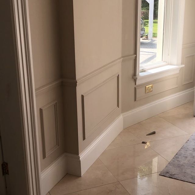 NewHinteriors's tweet photo. Simple wall beading &amp; window framing can be so effective. Look how lovely this hallway is in a recent job of ours in Castleknock, Dublin 15. #wallpanelling #hallwaydecor #windowframe https://t.co/F2KIjy3Ys1