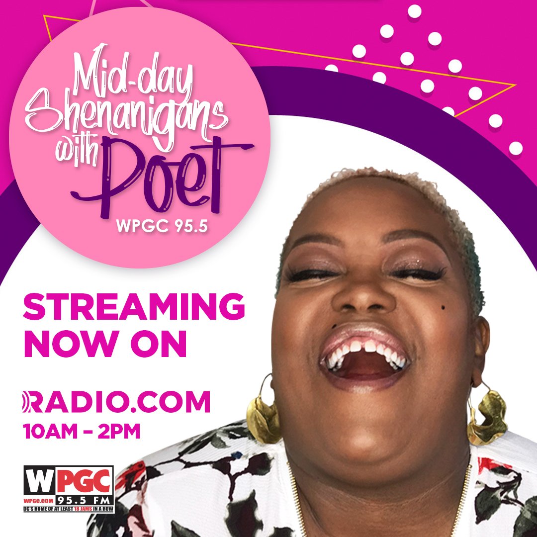 WPGC's tweet photo. Mondays are for Mid-day Shenanigans with @JustCuriousPoe!
11:50 - Self Love In Minutes
12:30 - Your Compliment Sandwich
1:12 - Learn Something New
https://t.co/Rd9pvHK4Br https://t.co/od57wQmmwE