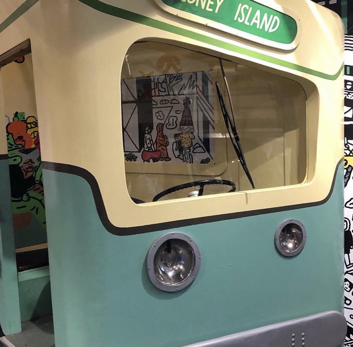 CitizenActivist's tweet photo. Learning about New York City’s Transit system @NYTransitMuseum https://t.co/Jb67ug6KLs