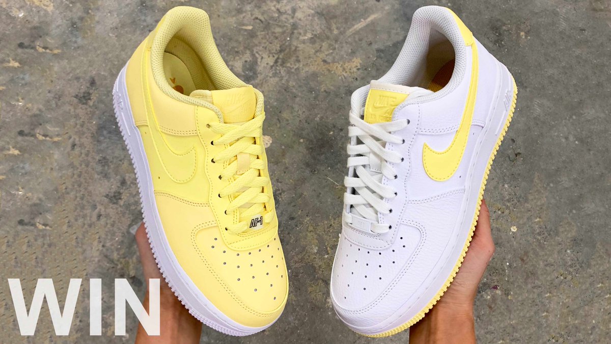 nike air force bicycle yellow