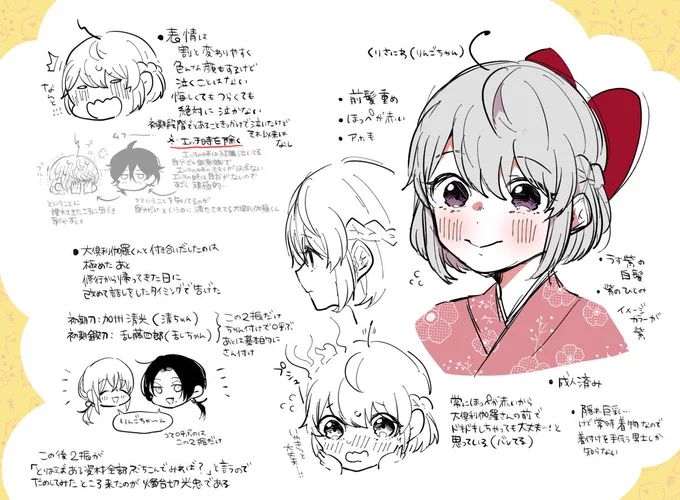 くりさにわ(りんごちゃん)設定を自己確認も含め再度書き出しました 誤字脱字があったらすみません… 