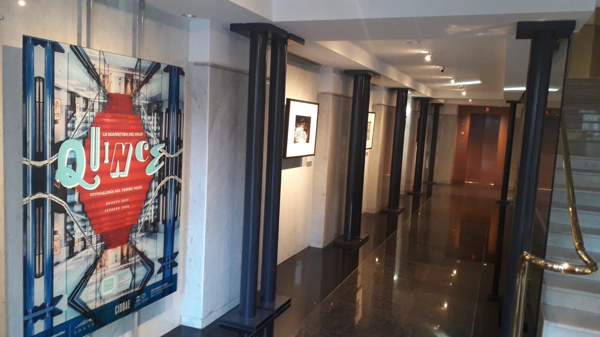 Diegopiuma's tweet photo. "QUINCE" en el Teatro Solís, la primer exhibición de obras fotográficas con FrameALIVE App la cual permitirá disfrutar de videos que surgen de las fotos impresas, estos videos forman parte del acervo del Teatro Solís nunca antes puestos en exhibición para todo público. https://t.co/FpyHNFuv2L