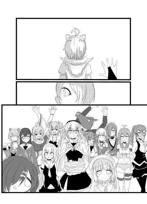 #電脳少女シロ生誕祭 
#SiroArt 
happy birthday to siro 