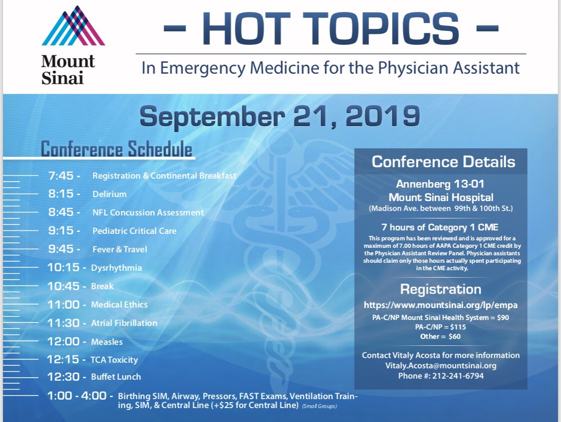 yun_cee's tweet photo. Sign up for a great EM conference on 9/21 hosted by @SinaiEM!! I’ll be teaching #ultrasound places IV lines! https://t.co/xE4XBp8LyR #NurseTwitter #usgpiv #POCUS #EmergencyMedicine #emergencypa #nursepractitioner #ednurse #pastudent https://t.co/VKWuQnCdxL