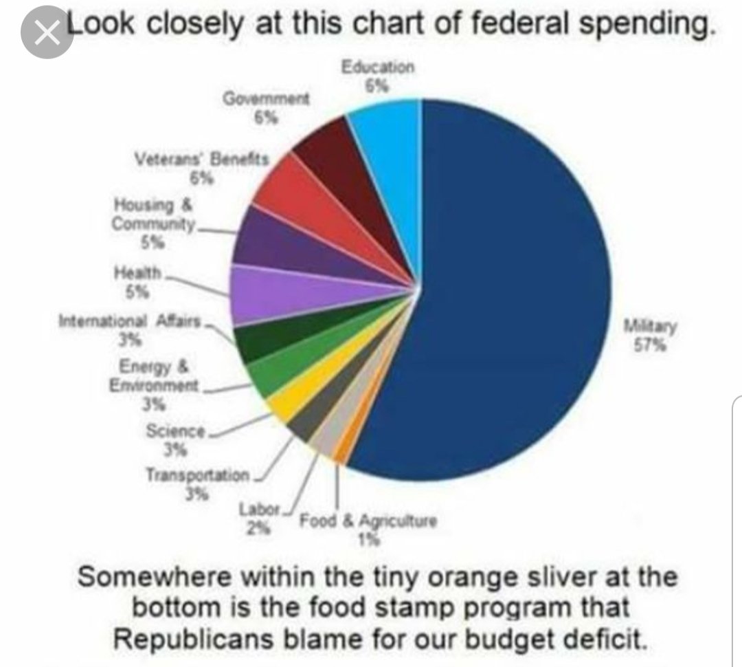 Canadian Federal Budget Pie Chart