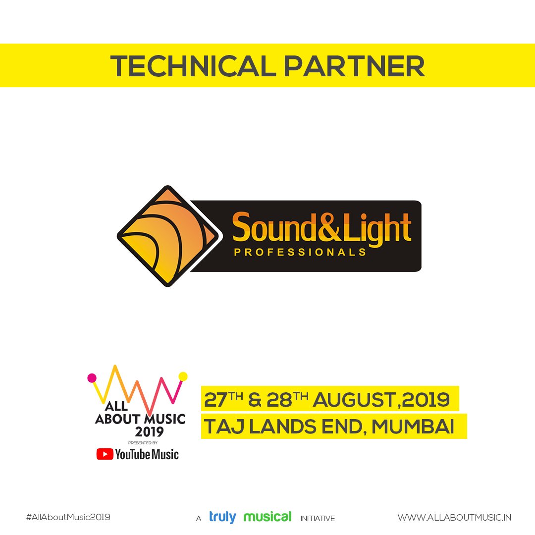 allaboutmusicin's tweet photo. We are happy to announce @snl_pro as our Technical Partners for #AllAboutMusic2019  Register now: https://t.co/tE30gLCVCN https://t.co/K90FP4b6uY