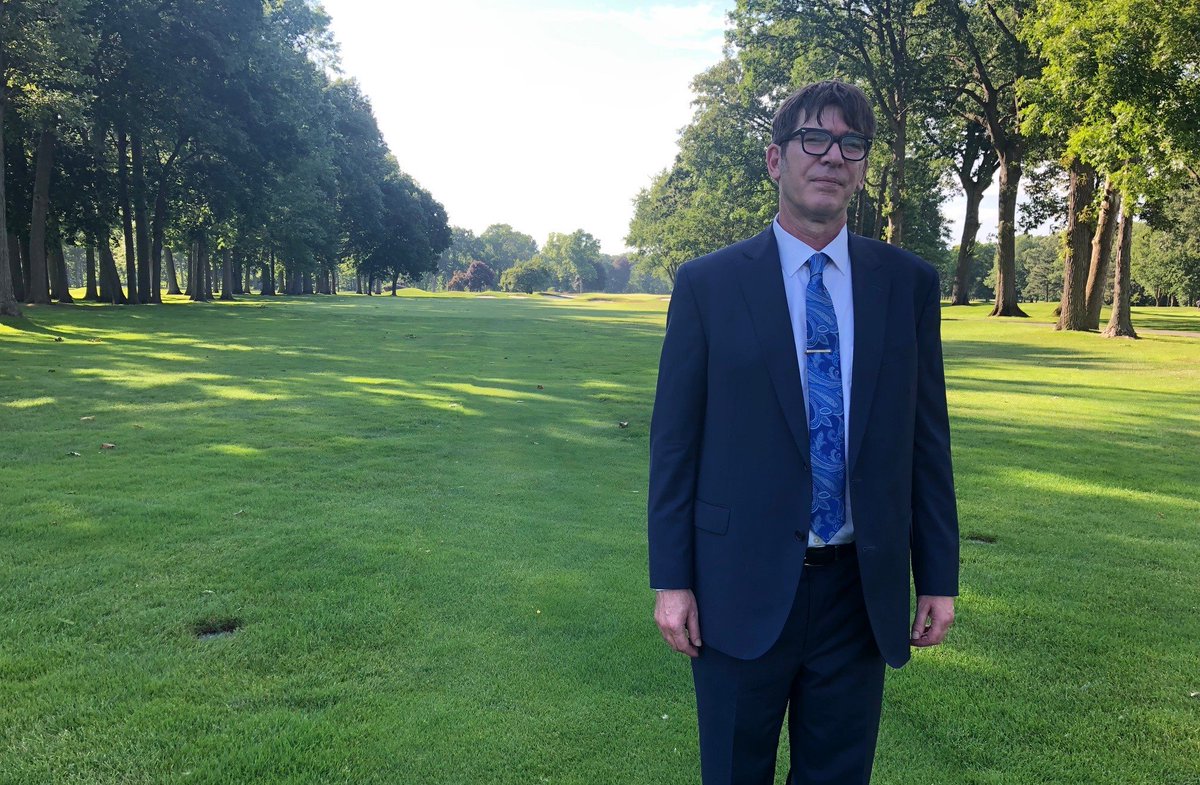 realVernonSmith's tweet photo. 39 years ago this week, Brion Carlson won the @officialGAM championship. As his caddy, I recently returned to @EssexGolfCC, talking to members about the 29 he shot on the front 9 in one match, opening with 5 consecutive 3s. He then won the next #GAMChamp. Long live Brion Carlson. https://t.co/6D9KOWX94e