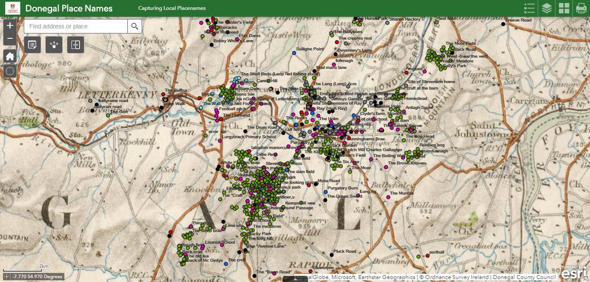 Beautiful programme on RTE #CreedonsAtlas Understanding our placename heritage is all about understanding Us 🇮🇪 Check out our community recorded local place/field names map @johncreedon donegal.maps.arcgis.com/apps/webappvie… #LoveDonegal