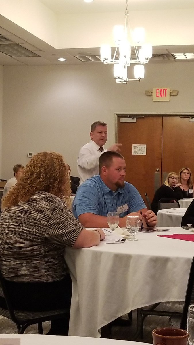 AmstevenM's tweet photo. Asst. Superintendent Dave Banks sharing out to our new teachers. #bcsfutureready https://t.co/kLU9Jy1hrK