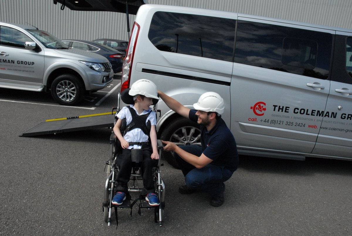 It might be Monday but here's a nice story to cheer you all up. Check out how we've helped out fellow employee Richard with his disabled son Daniel - bit.ly/2ZS8hd4 #Digitaldemolition #TheColemanGroup #CerebralPalsy #Goodnews