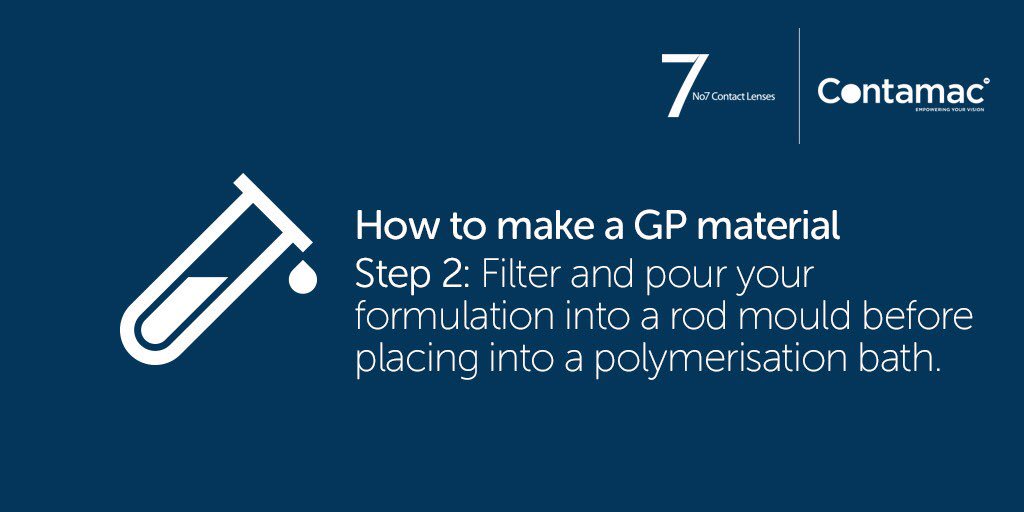 no7cl's tweet photo. No7 and Contamac - a material match, made in heaven! So, how do you make a GP lens material? Here's how: Step 2 - The mixed formulation is filtered, poured into rod moulds and placed into bespoke polymerisation baths 🛀🏻 #No7CL #LoveFromUs #Contamac #Material #Process https://t.co/vnKUM7yIKN