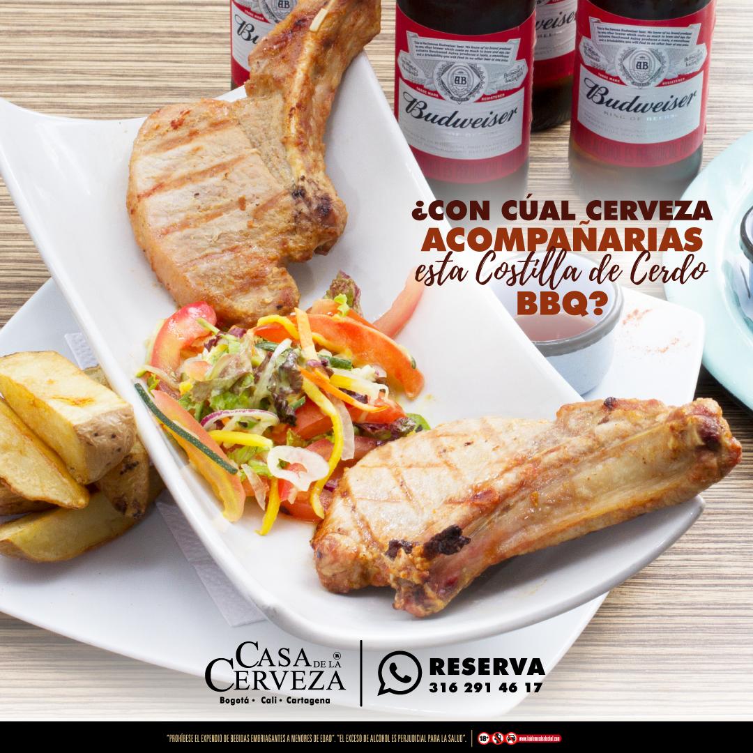 Nada mejor para recomponer este día que unas costillas de cerdo ahumadas bañadas en salsa BBQ,acompañadas de papa country y de tu cerveza preferida. ¡Pruébala! Haz tus reservas al link buff.ly/2GrG1rU
 #Cali #Bogota #ZonaT #Cartagena #Baluarte #Costillasdecerdo #BBQ