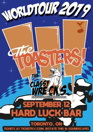 TheClassyWrecks's tweet photo. We had the best time this weekend in Kingston @TheToucanPub and Markham, our next hometown show is with @TheToastersNYC at @HardLuckBar get your tickets :)

#ska #skaband #thirdwave #twotonearmy #skamusic #torontoska #skaskaska #torontomusic https://t.co/k0t737xByD