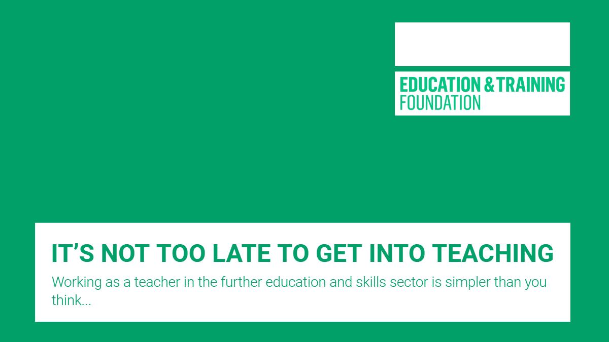 SkillsEduGroup's tweet photo. Are you interested in becoming a teacher?
Commissioned by @E_T_Foundation, we're looking to recruit, train, mentor and support individuals who are new to #teaching.
#MakeADifference and share your skills today!
Visit: https://t.co/i6DZCXEGSD
#SET2TEACH https://t.co/hXx68HejaM