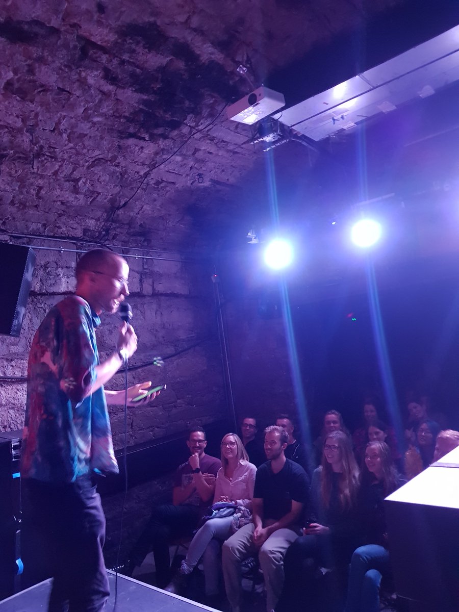 JokeThieves's tweet photo. Next up on Joke Thieves tonight 8.30pm at @cabaretvoltaire we have @MaisieAdam, @paul_f_taylor, @raduisac and Robyn Perkins.
#EdFring #EdFringe2019 @freefringefest
Photo: @AndyAndyField as @mrstephencarlin https://t.co/6t5R6kulWl