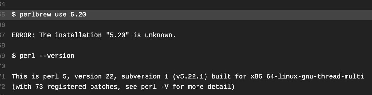 missbarbell's tweet image. So Travis CI is not filling me with any confidence, it can only run perl 5.22.1 and doesn't have Devel::Cover installed to run the coveralls plugin. How does everyone else use it? #Perl5 #TravisCI #BuildFailures #perl