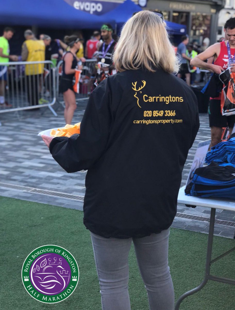 RBKhalf's tweet photo. Our T-shirt sponsor @CarringtonsProp are back this year at the Kingston Half to support the local race. If you have any questions regarding property in or near Kingston, feel free to approach one of them and ask! 😄

Find out more: https://t.co/xZCtoHSTJF
#quicksilverrunning https://t.co/MMjWgKhc0h