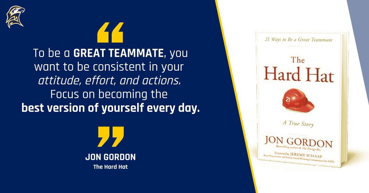 ♦️NEVER TAKE A PLAY OFF.♦️
#MondayMotivation #SummerReading2019
▪️
Great teammates don't just impact you today; they impact you for the rest of your life. #GeorgeBoiardi