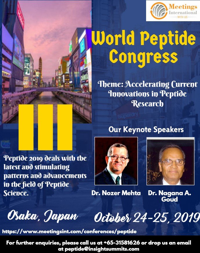 PeptideMeet's tweet photo. #Peptide 2019: #Registrations Started.
Join us and explore #Osaka during #October 24-25, 2019.
Register now for #Peptide 2019 in #Osaka, Japan.
Find out more details at: https://t.co/7lDmBeTB16
Contact @ peptide@insightsummits.com
Call/WhatsApp: +6531581626 https://t.co/uK8SsYfNGf