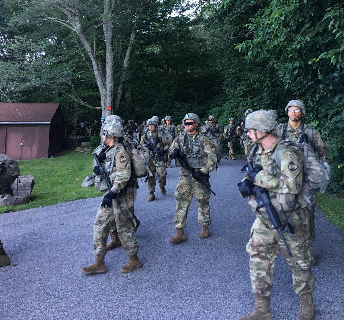 WPAOG's tweet image. #USMA2023 #MarchBack is underway