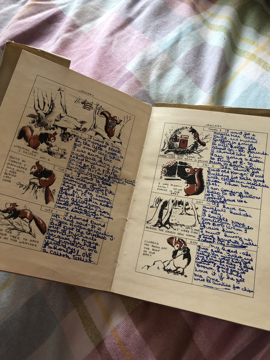 eemilyk's tweet photo. Found this diary in an antiques store from 1948 partially filled out. Life is so fascinating https://t.co/wJ3zOi7C0h