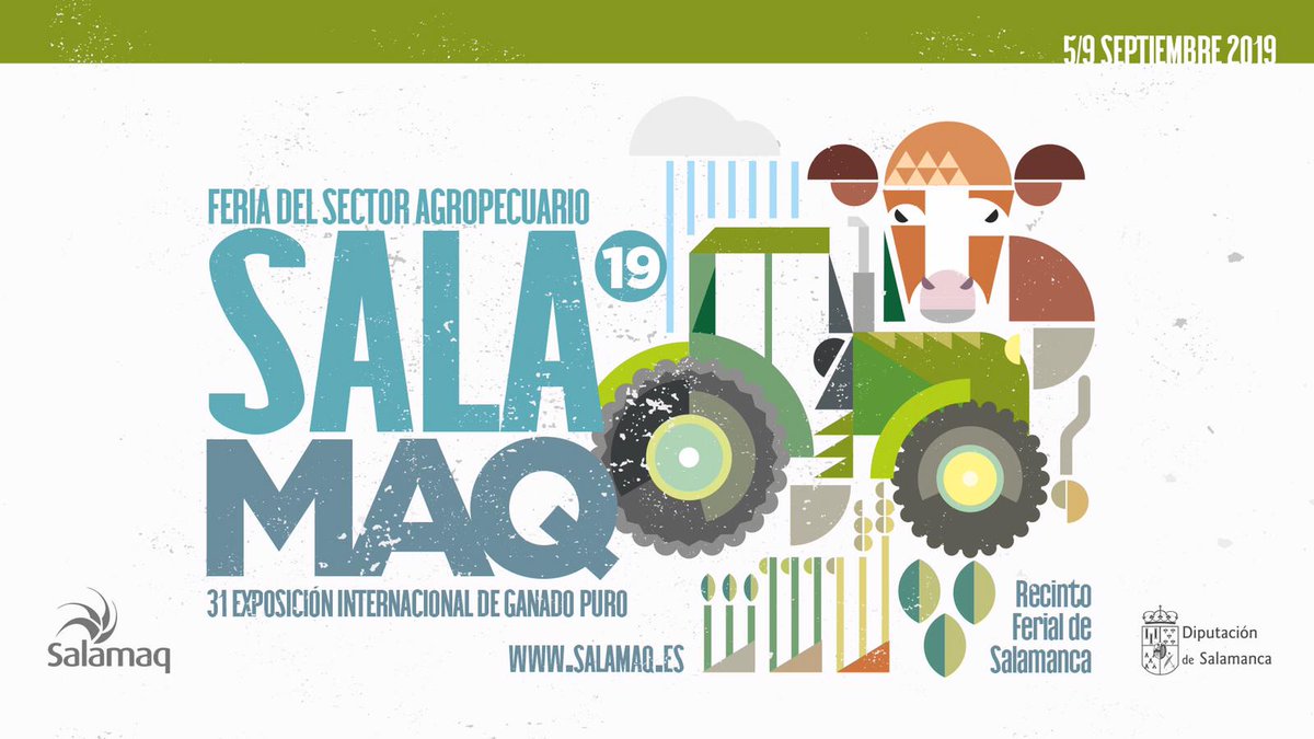 feriasalamaq's tweet photo. ¿De fiesta hoy? 🕺🏼💃🏻
En el campo no hay fiestas ni días libres 😬 pero muy pronto el Sector Primario vivirá su gran celebración anual en el Recinto Ferial de Salamanca. 
Recuerda, del 5 al 9 de septiembre. 
Reserva el día. 
Te esperamos en #Salamaq https://t.co/ecA4qsZX2V