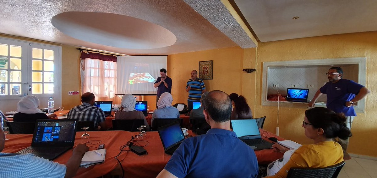 TrainingNaction's tweet photo. We ran another training season that was extensive and covered various themes #GIS #GeophysicalSurvey #ObjectRecording #DamageAssessment #LocalCommunityEngagement in the decision-making process. A big thanks for our trainees from both Tunisia and Libya
#CulturalProtectionFund https://t.co/YHkbeSskK5