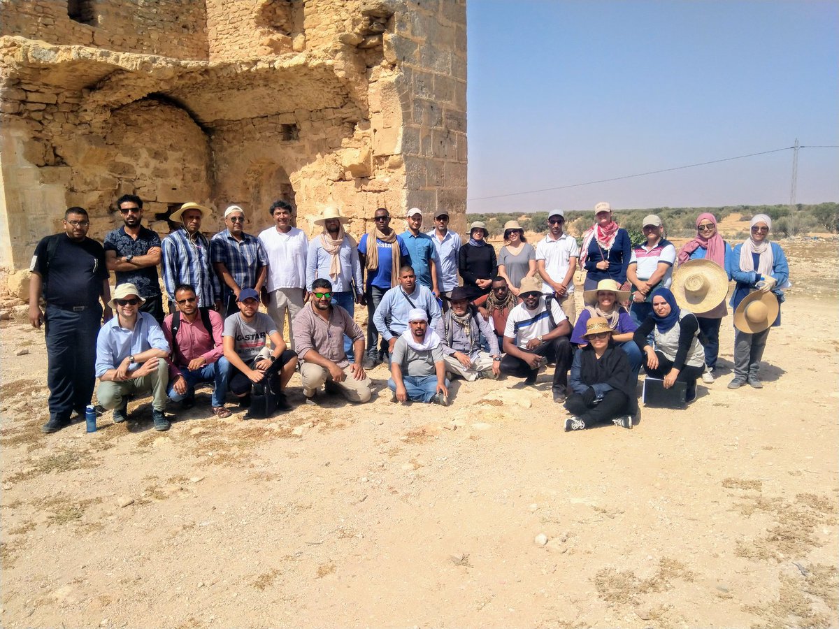 TrainingNaction's tweet photo. We ran another training season that was extensive and covered various themes #GIS #GeophysicalSurvey #ObjectRecording #DamageAssessment #LocalCommunityEngagement in the decision-making process. A big thanks for our trainees from both Tunisia and Libya
#CulturalProtectionFund https://t.co/YHkbeSskK5