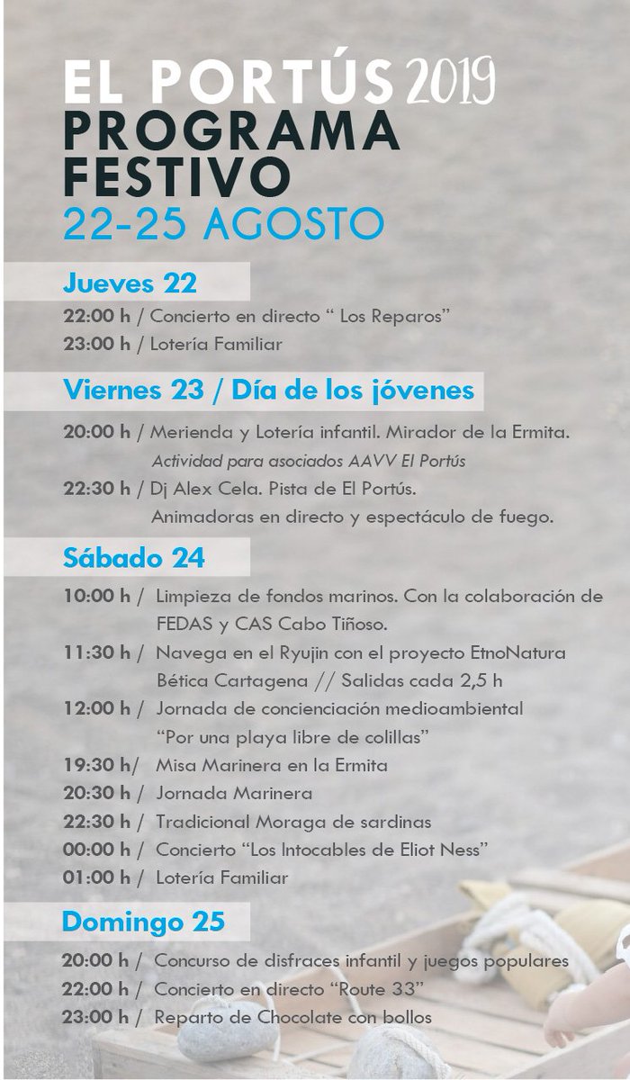 luismisaura's tweet photo. LA JABEGA 2019 CUMPLE 10 AÑOS. OS ESPERAMOS A TODOS EL SABADO 24 DE AGOSTO A LAS 20.30H EN EL PORTUS https://t.co/Gcaw4ITMNe
