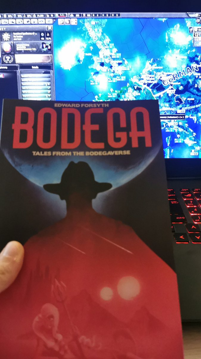 Brighton_rocker's tweet photo. Hoi4 or #bodega? That's a mighty difficult choice! @PyrionFlax #triforcepodcast #bodegabook. https://t.co/PWdlLQy9UB