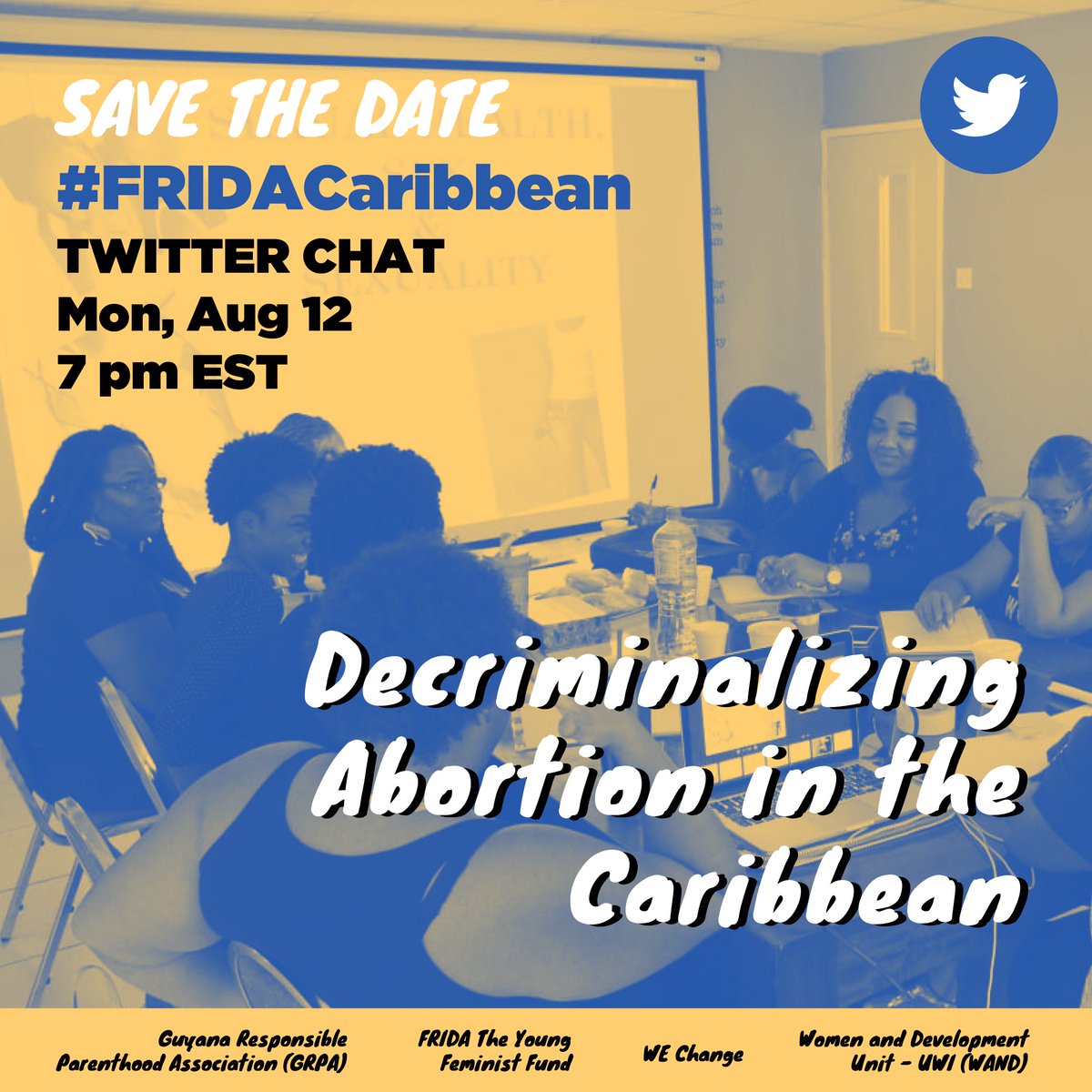 This is happening TODAY @ 7pm| @Petchary @MshGladGirl @caribanuck @MarySeacoleHall @UN_Women @jaevionn @wrocjamaica @WEChangeJA @julietcuthbert @PNPYOJa @FRIDAfund