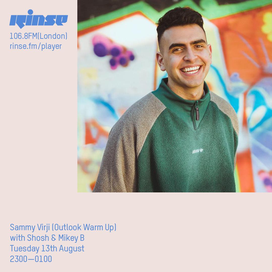 RinseFM's tweet image. Up next is @sammy_virji with #Sosh and #MikeyB 

Listen on rinse.fm/player &amp;amp; 106.8FM 

#RinseFM