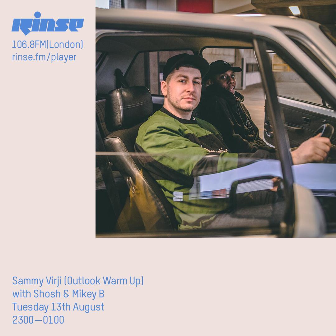 RinseFM's tweet image. Up next is @sammy_virji with #Sosh and #MikeyB 

Listen on rinse.fm/player &amp;amp; 106.8FM 

#RinseFM