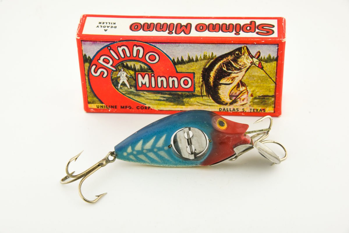 oldfishinglure's tweet photo. Spinno Minno Lure - #AntiqueLure #Finandflame #Fishing #History #PecosRiver #SpinnoMinnoLure #Uline #VintageLure - https://t.co/d83AiAFsQ9 https://t.co/gTT6NArBC6