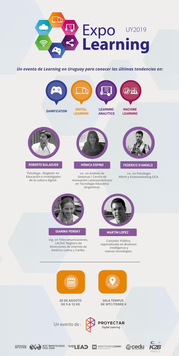 proyectar_learn's tweet photo. #ExpoLearningUy - facilitando un lugar de encuentro para empresas, profesionales e interesados en innovación educativa y el uso de las tecnologías aplicadas al aprendizaje. Te esperamos!  https://t.co/MwDDKdX6cn https://t.co/UNahduV4Gi