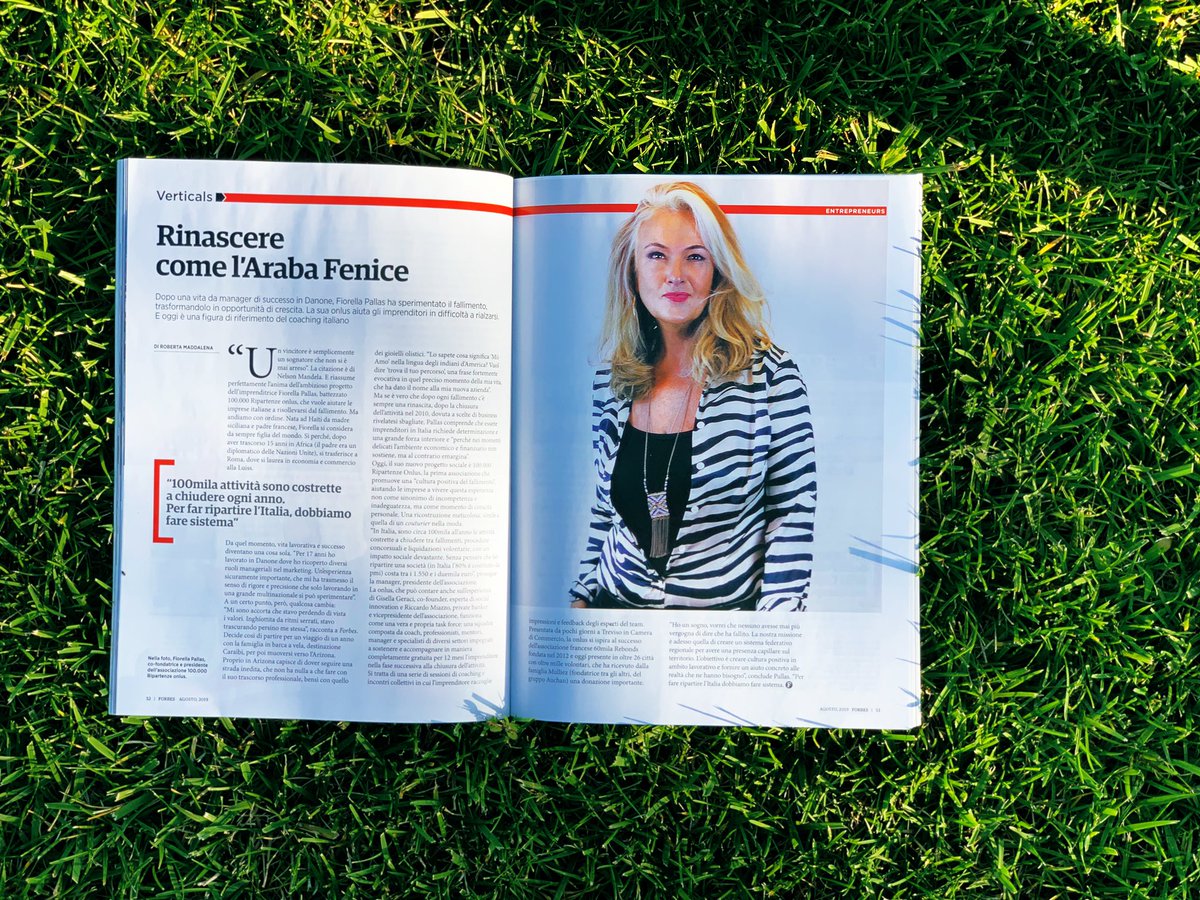sarabiasi's tweet image. “Un vincitore è semplicemente un sognatore che non si è mai arreso” . @fiorellapallas intervistata da Roberta Maddalena per @ForbesItalia . Quando i progetti a cui mi si chiede di collaborare in qualità di ufficio stampa mi calzano a pennello #pressoffice #ilovemyjob #sobright