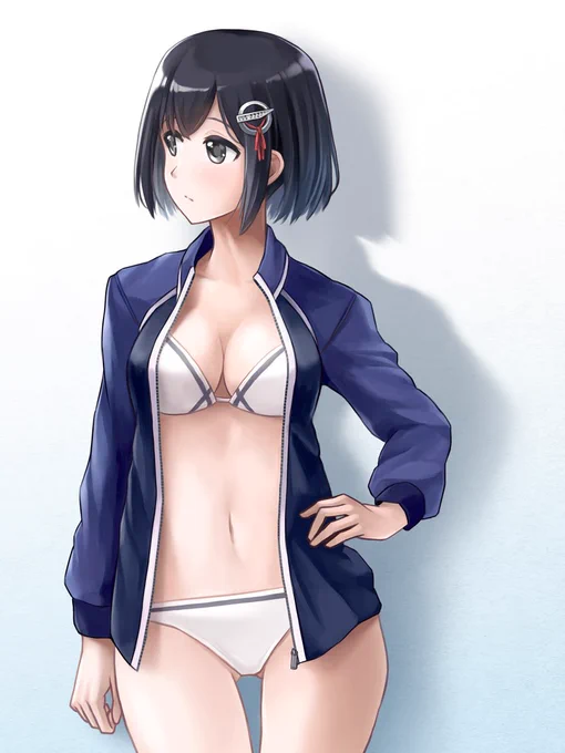 勝手に水着modeな羽黒さん 