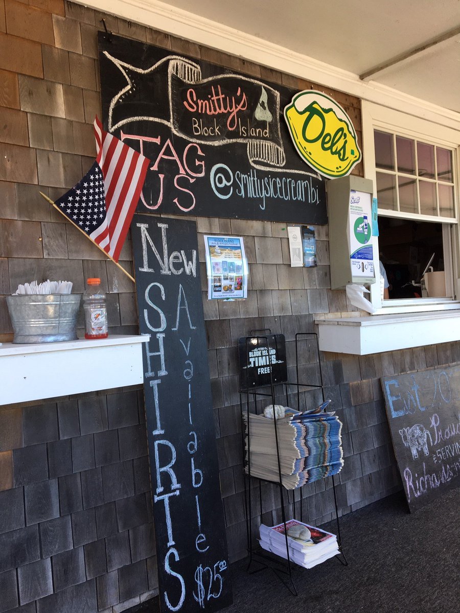 AlisonFish2's tweet photo. Delicious ice cream @smittysicecream on Block Island! https://t.co/3bIDW3qAKW