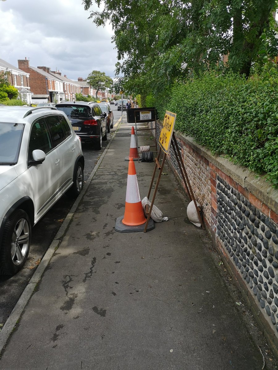 PracticalCycles's tweet image. In the blinkered pursuit of health and safety box ticking this sort of crap frankly makes more of a hazard than not having it there, particularly with wheelchairs, prams, blind and elderly footway users. @unitedutilities @LancashireCC