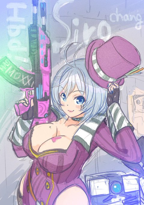 シロちゃん誕生日新衣装良かったおめでと～
と言いつつボダランのMOXXYコスのシロちゃんらくがき
今日中になんとかうpしたかったがためにかなりラフラフ
…ほんとは足描きたかったけど絶対間に合わないので今回は上半身メインで～
⇒✏️ピクシブスケッチに投稿しました
https://t.co/OLIiJge94S 