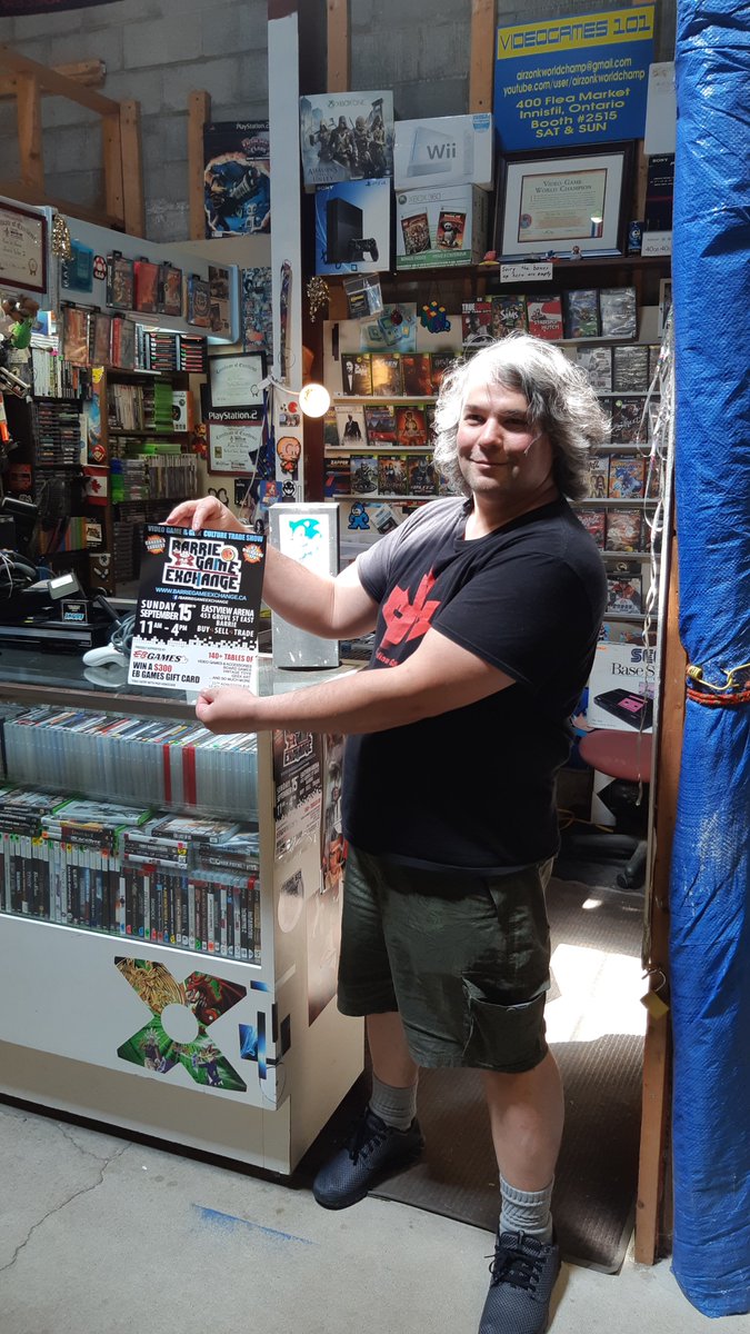 BarrieGameEx's tweet photo. More #BGE Posters are up all across Central Ontario.  Make sure to checkout all of these awesome vendors
@PUGCanada , Video Game Buzz, Ryan Genno at the The 400 Market, Sir Games-A-Lot, Big B Comics Barrie, OMG! Games and @EBGamesCanada 

#Barrie #VideoGameSwap #GeekCulture #BGE https://t.co/BOQTL3FXWk