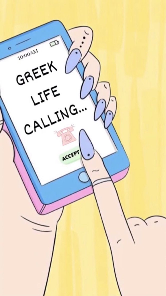 Greek Life is calling! This is one phone call that you do not want to miss! 💕 #GreekLife #Sisterhood #FormalRecruitment2019