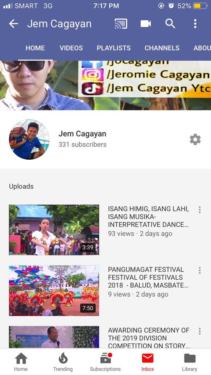 jemcagayan's tweet photo. Hello mga kaJEM, please di SUBSCRIBE on my Youtube Channel! Thanks!
#youtuber
#vlogger
#buhayprobinsya https://t.co/l2nIo5OaO3